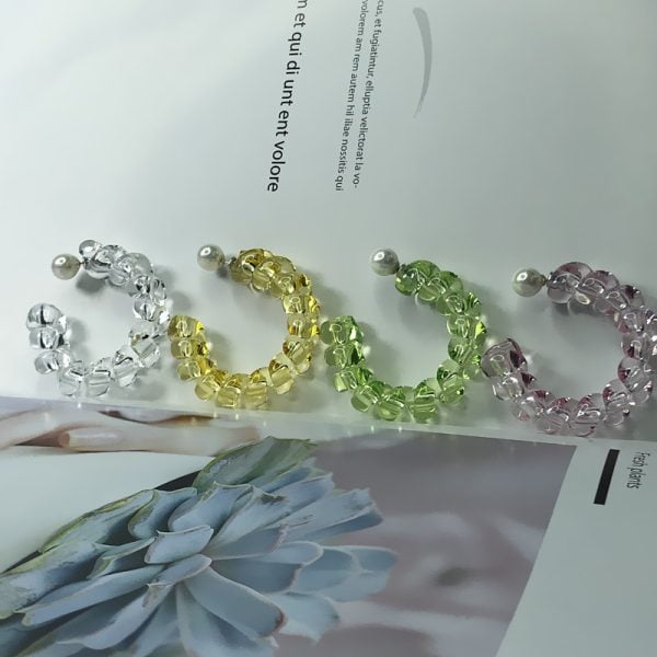 Clear Acrylic CC Earrings