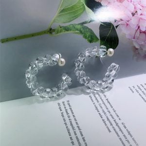 Clear Acrylic CC Earrings