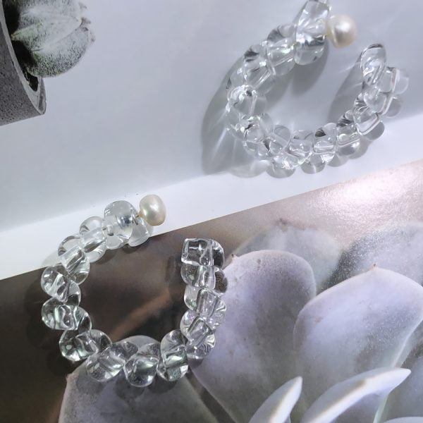 Clear Acrylic CC Earrings
