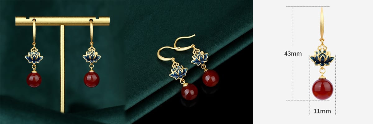 Chinese style earrings